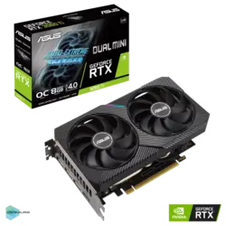 کارت گرافیک ASUS Dual GeForce RTX™ ۳۰۶۰ Ti MINI OC 8GB G6 - فروشگاه اینترنتی استوک لند