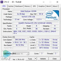 پردازنده Intel® Pentium® Processor G2030 TRAY - فروشگاه اینترنتی استوک لند