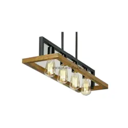 چراغ آویز سقفی مدرن ۴ شعله لیزا