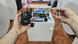 میکروفن بیسیم یقه ای هدمیک AAP WM110B