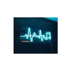 تابلو نئون فلکسی  چراغ خواب موزيک كد 232