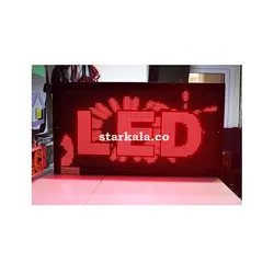 تابلو روان تک رنگ قرمز P10