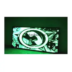 تابلو روان تک رنگ سبز