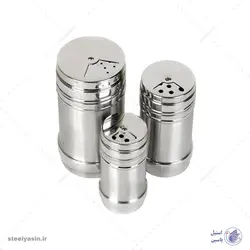 ست 3 عددی نمک پاش(فلفل پاش) استیل