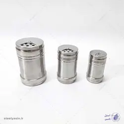 ست 3 عددی نمک پاش(فلفل پاش) استیل