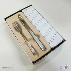 کارد چنگال میوه‌خوری استیل برند یونیک U07