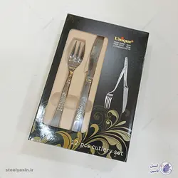 کارد چنگال میوه‌خوری استیل یونیک U06
