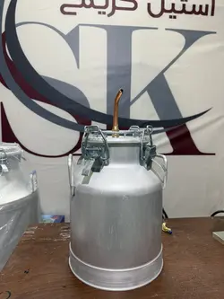 دیگ گلاب و عرقگیری 15 لیتری بازاری دسته دار