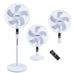 پنکه لونا پایه بلند 3 حالته مدل Luna 211