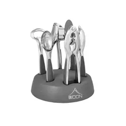 ابزار آشپزی وون ست 7 پارچه رنگ طوسی مدل WOON Polar-ML