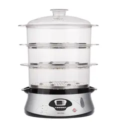 بخارپز پارس خزر مدل دیجی استیل - Parskhazar Digi Steel