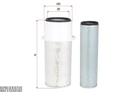 فیلتر هوای بیل مکانیکی هیوندای SFA 2104 SET