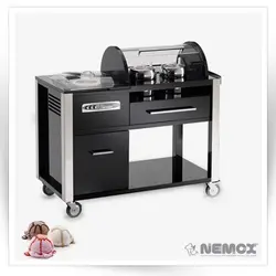 ترولی سرویس بستنی nemox ایتالیا                                               مدل : TB-LA GELATERIA