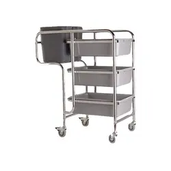 ترولی قاشق،چنگال و ظروف کثیف                                               مدل : TB-TR-PLA4