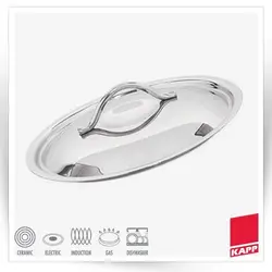 درب تمام استیل در ابعاد مختلف برای قابلمه و ماهیتابه KAPP ترکیه                                               مدل : TB-Lid-Exclusive