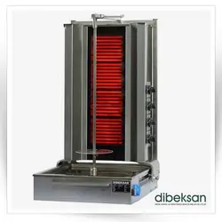 دستگاه کباب ترکی برقی موتور پایین 4 شعله Dibeksan مدل DMS EC4R                                               مدل : TB-Dibeksan-DMS EC4R