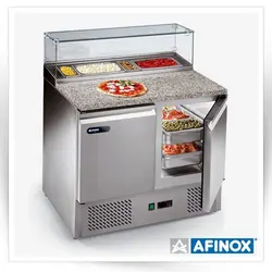 کانتر سرد و گرم پیتزا مدل SPK شرکت Afinox                                              مدل : TB-Afinox-SPK