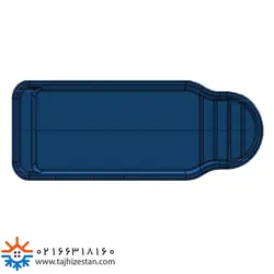 استخر آماده فایبرگلاس مدل دانوب پلاس