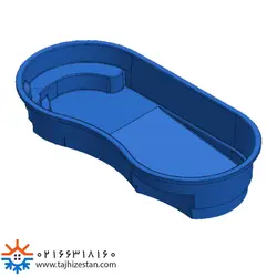 استخر آماده فایبرگلاس مدل راین