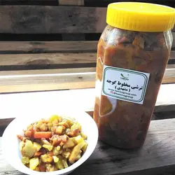 ترشی مخلوط گوجه (مشهدی)