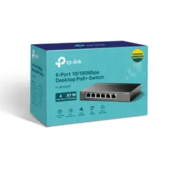 Tplink TL-SF1006P 6-Port 10/100Mbps Desktop PoE Switch with 4-Port PoE
