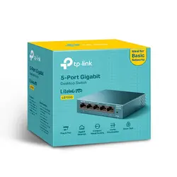 TP-LINK LS105G 5-Port 10/100/1000Mbps Desktop Network Switch