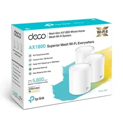 TPLINK Deco X20(3-pack) AX1800 Whole Home Mesh Wi-Fi - تکنو لینک 148