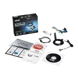 ASUS PCE-AC55BT B1 Wireless-AC1200 Bluetooth 4.2 PCIe/mPCIe Adapter