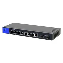 Linksys LGS310C 8-Port Managed Gigabit Ethernet Switch with 2 1G SFP Uplinks