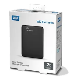 هارد اکسترنال وسترن دیجیتال 2ترابایت Elements