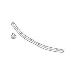 نوار لبه کاپوت باريک مناسب برای مزدا 323 (طرح)