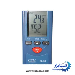 دماسنج آشپزی میله ای و مادون قرمز سی ای ام مدل CEM IR_98 - تست ابزار