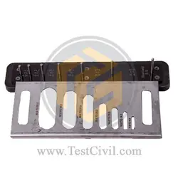 خرید و قیمت گیج پولکی و سوزنی ✅ وسایل تعیین تطویل و تورق سنگدانه - تست سیویل