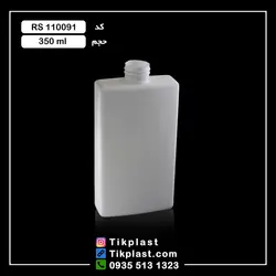 بطری پلاستیکی 350 میلی لیتر پلی اتیلن کتابی با رنگبندی + درب | تیک پلاست