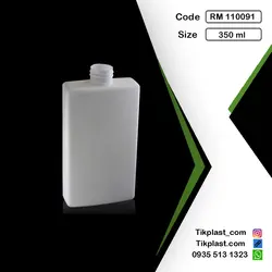 بطری پلاستیکی 350 میلی لیتر پلی اتیلن کتابی با رنگبندی + درب | تیک پلاست