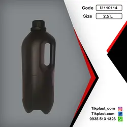 بطری پلی اتیلن 2.5 لیتری پلاستیکی دسته دار با کیفیت بالا + درب | تیک پلاست
