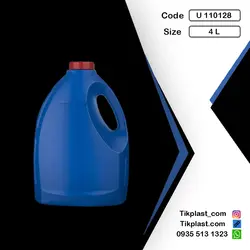 بطری و گالن 4 لیتری طرح پریل پلاستیکی پلی اتیلن مواد نو + درب فوم دار | تیک پلاست