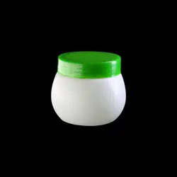 قوطی و ظرف کرم 180 گرمی پلاستیکی زیبا با رنگبندی + درب