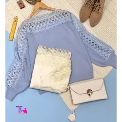 بافت موهر یقه دانتل