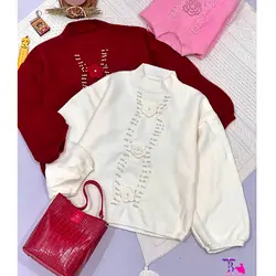 بافت آستین پف جلوگلدار