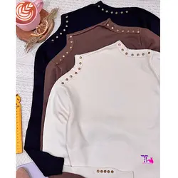 بافت ترک یقه دکمه