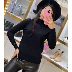 بافت ترک یقه دکمه