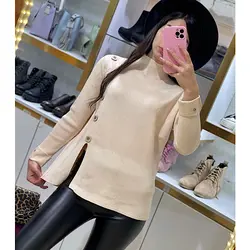 بافت ترک بغل دکمه چاکدار