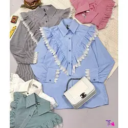 شومیز چیندار لب توری (پارت اخر)