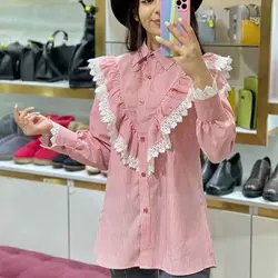 شومیز چیندار لب توری (پارت اخر)