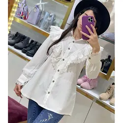 شومیز چیندار لب توری (پارت اخر)