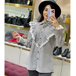 شومیز چیندار لب توری (پارت اخر)