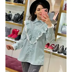 شومیز چیندار لب توری (پارت اخر)