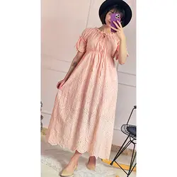 پیراهن خامه دوزی بلند