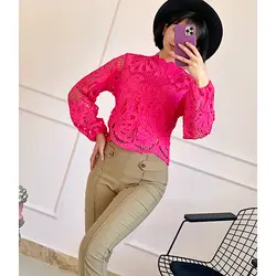 شومیز تمام دانتل ترک